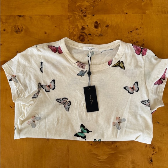 Rag & Bone Butterfly Tee Small - Picture 2 of 4